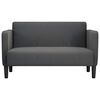 vidaXL Loveseat Pohovka tmavo&scaron;ed&aacute; 109 cm man&scaron;estrov&aacute; l&aacute;tka