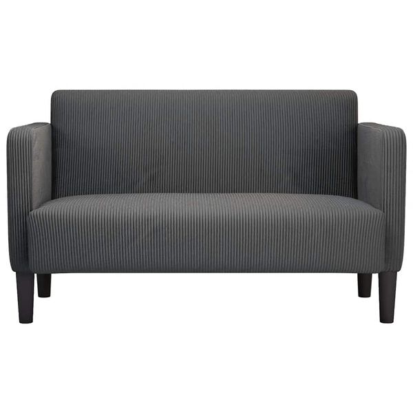 vidaXL Loveseat Pohovka tmavo&scaron;ed&aacute; 109 cm man&scaron;estrov&aacute; l&aacute;tka