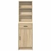 vidaXL Highboard Sonoma dub 40 x 40,5 x 135 cm Kompozitn&eacute; drevo