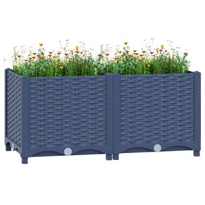 vidaXL Vyv&yacute;&scaron;en&yacute; z&aacute;hon 80x40x38 cm polypropyl&eacute;n