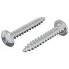 vidaXL Drevo skrutky 2 ks Strieborn&aacute; M4 x 25 mm Oceľ