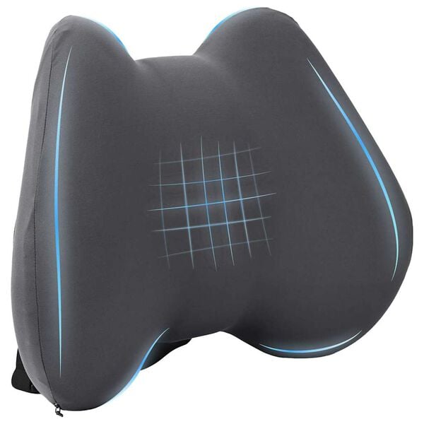 vidaXL Vank&uacute;&scaron; s vank&uacute;&scaron;om Nastaviteľn&aacute; Siv&aacute; 42 x 32 x 14 cm Polyester