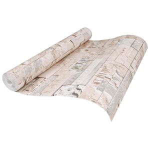 vidaXL 3D kamenn&aacute; tapeta B&eacute;žov&aacute; 10 x 0,53 m Netkanej tkaniny