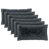 vidaXL Poťah na podložku 6 pcs HEERLEN Antracitov&aacute; 40 x 80 cm