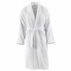 vidaXL Unisex frot&eacute; župan biely 100 % bavlna XL