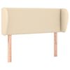 vidaXL Čelo postele so z&aacute;hybmi kr&eacute;mov&yacute; 83x23x78/88 cm l&aacute;tka