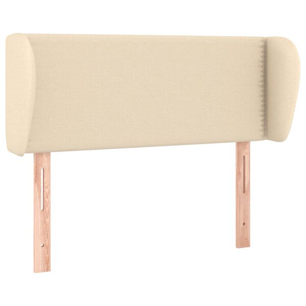 vidaXL Čelo postele so z&aacute;hybmi kr&eacute;mov&yacute; 83x23x78/88 cm l&aacute;tka