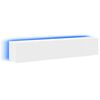 vidaXL TV n&aacute;stenn&eacute; skrinky s LED svetlami 2 ks biele 80x35x31 cm