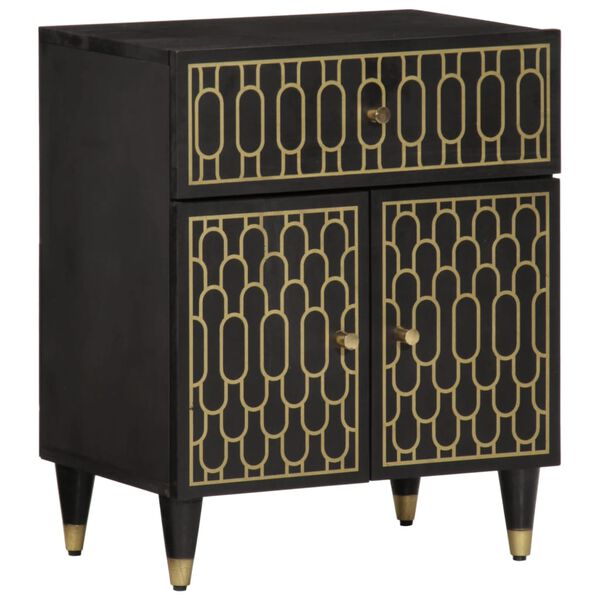 vidaXL Nočný stolík 50x33x60 cm, mangový masív