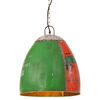 vidaXL Industri&aacute;lna okr&uacute;hla z&aacute;vesn&aacute; lampa 25 W farebn&aacute; 42 cm E27