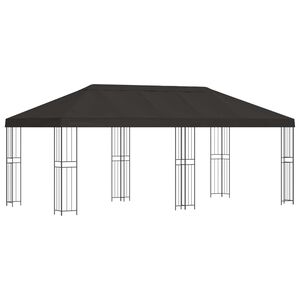 vidaXL Alt&aacute;nok so stenami 6 x 3 m Antracitov&aacute; Polyester a oceľ 190