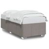 vidaXL R&aacute;m postele bez matraca Taupe 90x200 cm L&aacute;tka