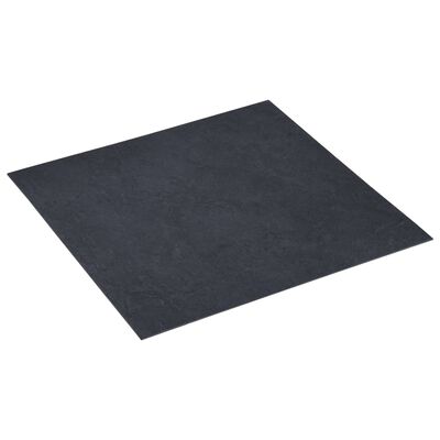 vidaXL Samolepiace podlahové dosky 5,11 m², PVC, čierny mramor