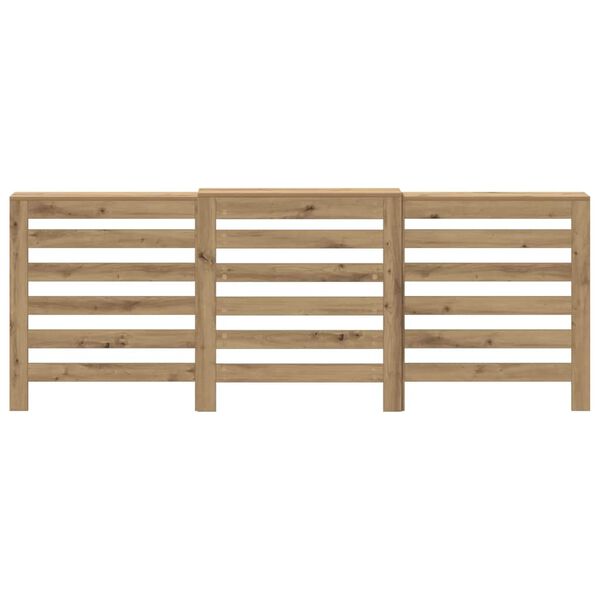 vidaXL Kryt na radi&aacute;tor dub artisan 205x21,5x83,5 cm kompozitn&eacute; drevo