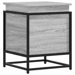 vidaXL &Uacute;ložn&yacute; box s vekom siv&aacute; sonoma 40x40x51,5 cm kompozitn&eacute; drevo