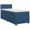 vidaXL Posteľ boxspring s matracom Modr&aacute; 90 x 190 cm L&aacute;tka