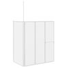 Vaňov&aacute; z&aacute;stena v tvare L 70x120x137 cm, 4 panely, skladacia