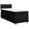 vidaXL Posteľn&yacute; r&aacute;m boxspring s matracom čierny 80x200 cm l&aacute;tka