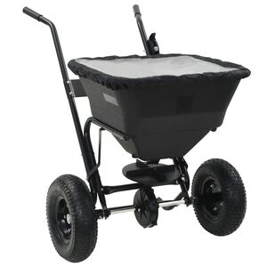 vidaXL Posypov&yacute; voz&iacute;k na soľ, PVC a oceľ 106x73x76 cm, 45 l
