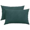 vidaXL Vank&uacute;&scaron;e na pohovku 2 pcs Tmavozelen&aacute; 60 x 40 cm