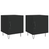 vidaXL Nočné stolíky 2 ks čierne 40x40x50 cm kompozitné drevo
