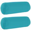 vidaXL Poťah na podložku 2 pcs HEERLEN Tyrkysov&aacute; &Oslash; 15 x 40 cm