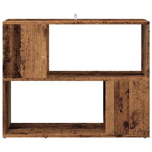 vidaXL Skriňa na knihy/Izbový prepážka Old Wood 80x24x63 cm