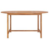 vidaXL Záhradný stôl 150x76 cm, tíkový masív