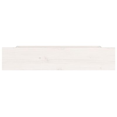 vidaXL Zásuvky pod posteľ 4 ks biele borovicový masív