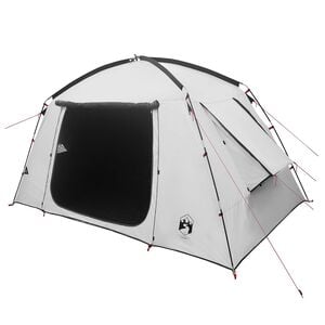 vidaXL Stan chata Biela s blackoutom 300 x 210 x 156 cm Polyester