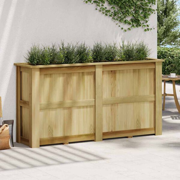 vidaXL Vyvýšený záhon 196x50x100 cm, impregnovaná borovica