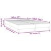 vidaXL Box Spring Posteľ bez matraca Tmavo zelen&aacute; 160x220 cm Zamat