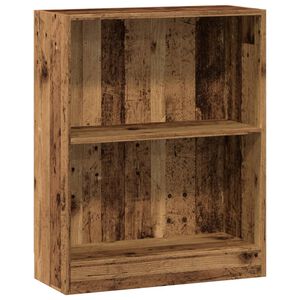 vidaXL Knižnica star&eacute; drevo 60x24x76 cm kompozitn&eacute; drevo