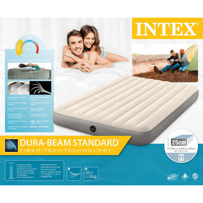 Intex Nafukovacia posteľ Dura-Beam Standard Single-High 152x203x25 cm