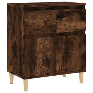 vidaXL Komoda dymov&yacute; dub 60x35x70 cm spracovan&eacute; drevo