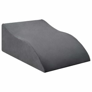 vidaXL Vank&uacute;&scaron; na nohy 68 x 41 x 24 cm PU pena Siv&aacute;