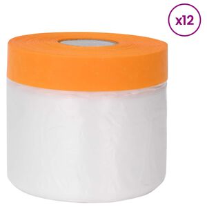 vidaXL Prachov&yacute; list s lepiacou p&aacute;skou 12 ks Priehľadn&aacute; 30 x 3300 cm