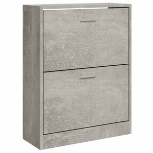 vidaXL Botn&iacute;k bet&oacute;novo siv&yacute; 63x24x81 cm spracovan&eacute; drevo