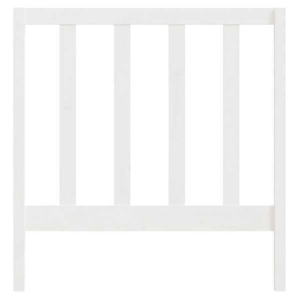 vidaXL Čelo postele biele 95x4x100 cm mas&iacute;vna borovica