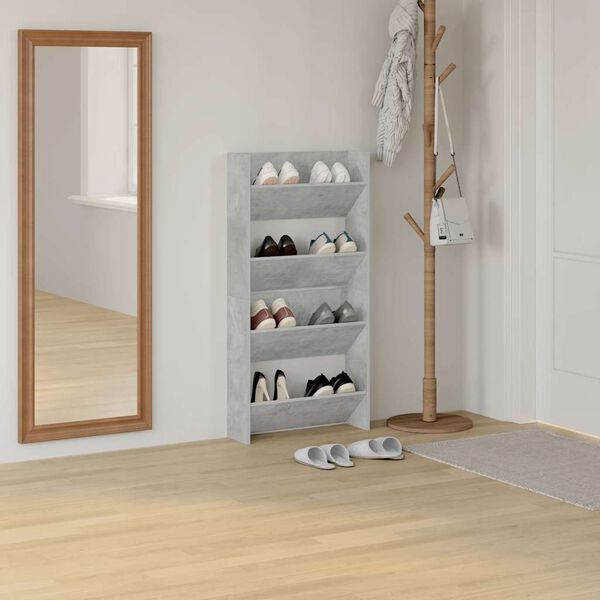 vidaXL N&aacute;stenn&eacute; skrinky na top&aacute;nky 2 ks, bet&oacute;novo siv&eacute; 60x18x60 cm