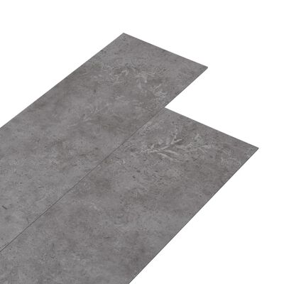 vidaXL Podlahové dosky z PVC 5,02 m² 2 mm, samolepiace, betónovo sivé