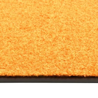 vidaXL Rohožka, prateľná, oranžová 60x180 cm