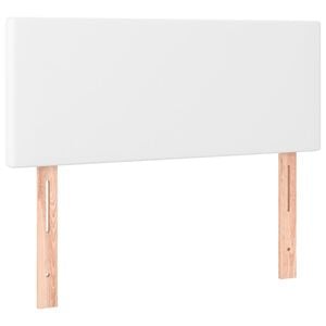 VidaXL Čelo postele biele 80x5x78/88 cm umel&aacute; koža