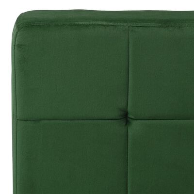 vidaXL Relaxačná stolička 65x79x87 cm tmavo-zelená zamatová