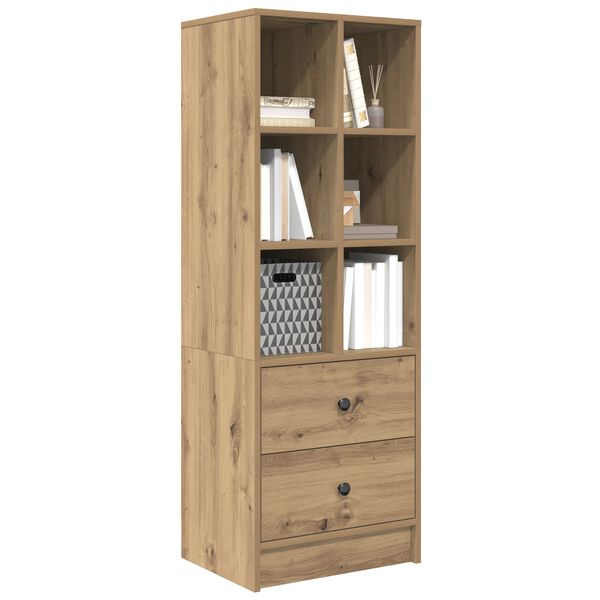 vidaXL Highboard so z&aacute;suvkou Remeseln&yacute; dub 45,5 x 34 x 127 cm