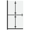 vidaXL Skladacia sprchov&aacute; z&aacute;stena nepriehľadn&eacute; ESG sklo 100x190 cm