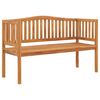 vidaXL Z&aacute;hradn&aacute; lavička 150 cm, t&iacute;kov&yacute; mas&iacute;v