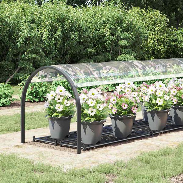 vidaXL Priehľadn&aacute; plachta s okami 1x5 m PVC