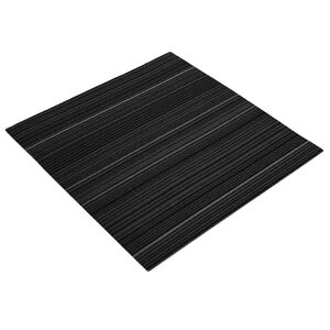 vidaXL Kobercov&aacute; dlaždica Pr&uacute;žkovan&aacute; tmavo &scaron;ed&aacute; 50 x 50 cm 36 ks