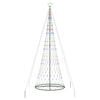 vidaXL LED vianočn&yacute; stromček Viacfarebn&yacute; 400 cm Kov